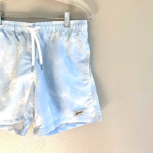 Bather Baby Blue Shibori Swim Trunk